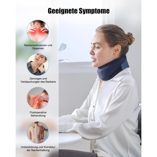 BLABOK Suport Moale pentru Gât, Ideal pentru Somn - Ameliorează Durerile de Gât și Stabilizează Coloana