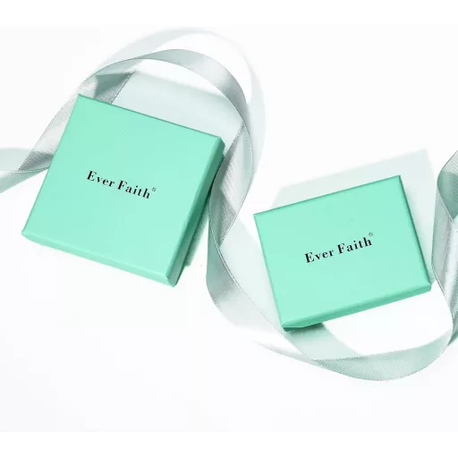 EVER FAITH Cercei statement lungi cu petale florale, acrilice, bijuterii suspendate pentru femei