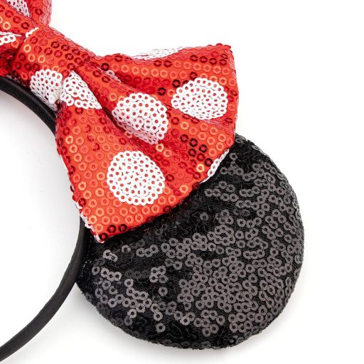 DRESHOW Čelenka s myšími ušami, trblietavý kostýmový doplnok na párty pre ženy