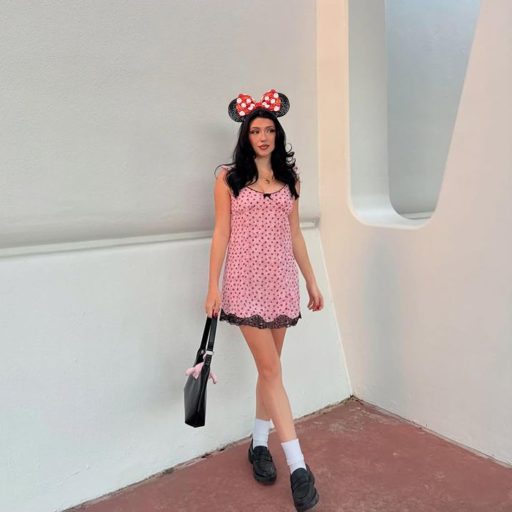 DRESHOW Čelenka s myšími ušami, trblietavý kostýmový doplnok na párty pre ženy