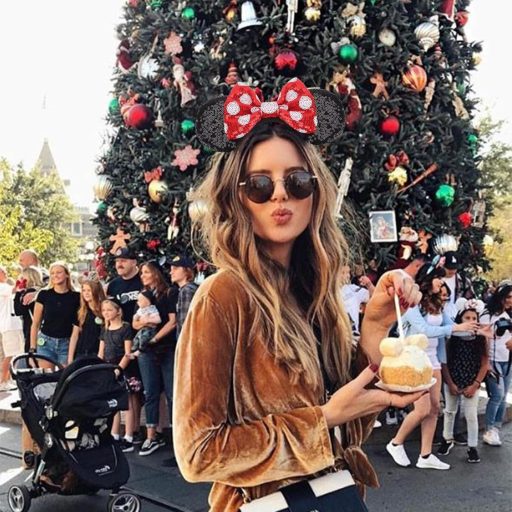 DRESHOW Egér Fül Fejpánt Csillogó Party Jelmez Kiegészítő Nőknek