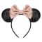 DRESHOW Trblietavá čelenka s myšími ušami, doplnok ku kostýmu na párty pre ženy