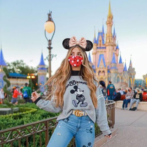 DRESHOW Csillogó Egérfüles Fejpánt Parti Jelmez Kiegészítő Nőknek