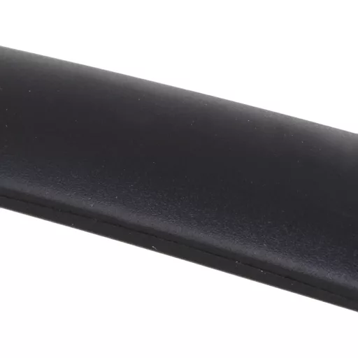 Mxfans Bőrönd Fogantyú Csere Alkatrész 15,5cm Rugalmas Fekete-Ezüst Nylon Utazótáska Fogantyú Pótlás