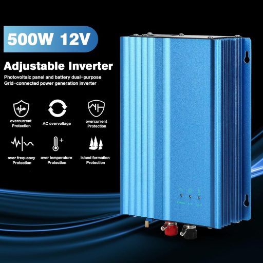 DEWIN 500W sieťový menič MPPT pre solárny systém, menič napätia 12V-230V