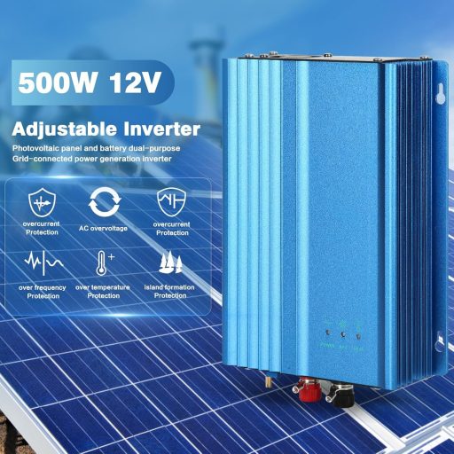 DEWIN 500W sieťový menič MPPT pre solárny systém, menič napätia 12V-230V