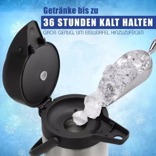 Vondior 3 literes termoszkancsó rozsdamentes acél kávé italdiszpenzér