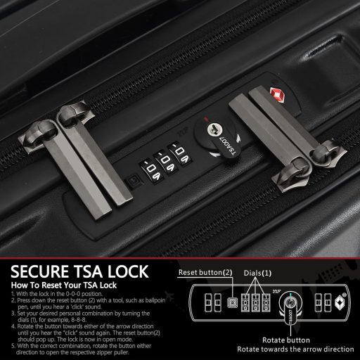 TydeCkare 16 hüvelykes kézipoggyász 2 laptop rekesszel, fekete bőrönd