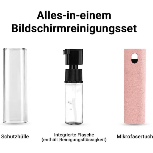 Spray Curăță-Ecrane Universal Roz, 10ml, Rezistent la Praf și Murdărie