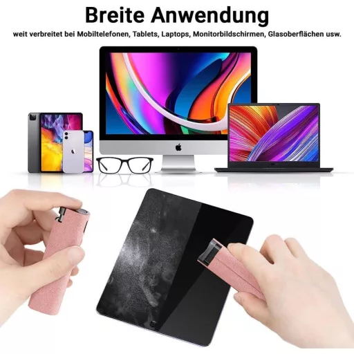 Spray Curăță-Ecrane Universal Roz, 10ml, Rezistent la Praf și Murdărie