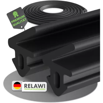  RELAWI Garnitură de etanșare pentru ferestre și uși, TPE, 5m, fonoizolantă, pentru izolare termică