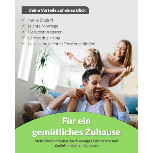 RELAWI Garnitură de etanșare pentru ferestre și uși, TPE, 5m, fonoizolantă, pentru izolare termică