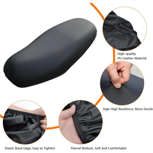 Husă de protecție impermeabilă din piele pentru șaua motocicletei/scuterului, universală DAWRIS