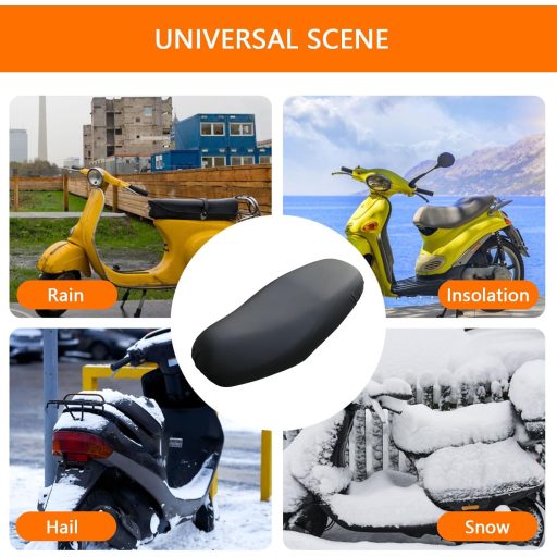 DAWRIS Motoros Ülés Védőhuzat Bőr Vízálló Univerzális Motorkerékpár Robogó