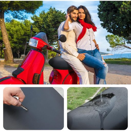 Husă de protecție impermeabilă din piele pentru șaua motocicletei/scuterului, universală DAWRIS