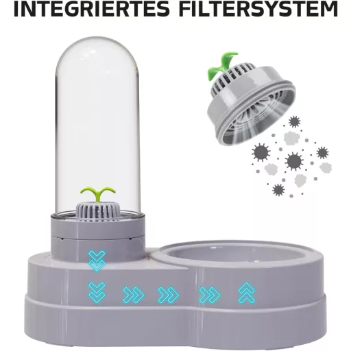 Septillar 580 ml automatický dávkovač vody pre mačky a psy s filtrom