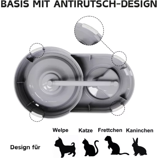 Septillar 580 ml automatický dávkovač vody pre mačky a psy s filtrom