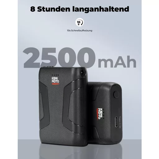 KEMIMOTO Fűtött Motoros Kesztyű 2500mAh Akkumulátorral Férfiaknak és Nőknek