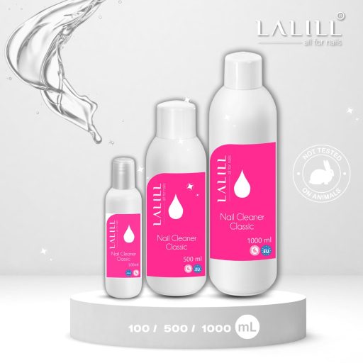 Set Degresant Unghii LALILL 1000ml - Lichid de Curățare Unghii Artificiale cu 1000 Bucăți Dischete Celulozice, pentru Gel Lac și Unghii Hibrid