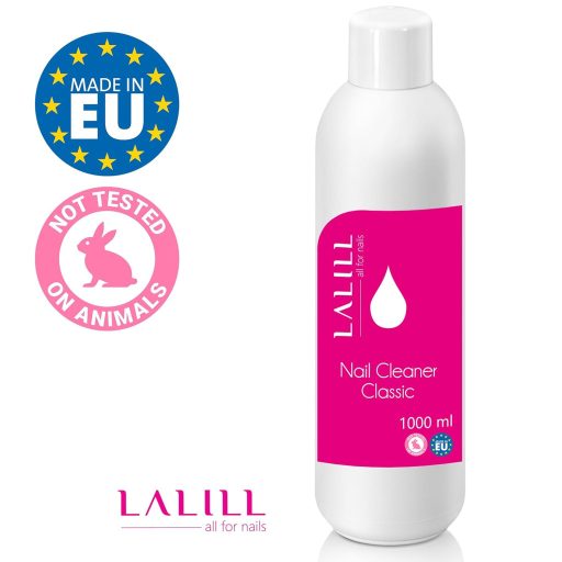 Set Degresant Unghii LALILL 1000ml - Lichid de Curățare Unghii Artificiale cu 1000 Bucăți Dischete Celulozice, pentru Gel Lac și Unghii Hibrid
