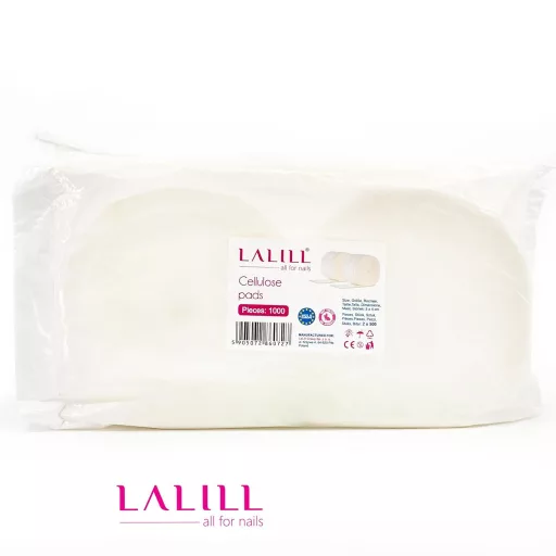 LALILL Köröm Zsírtalanító Szett 1000ml - Műköröm Tisztító Folyadék 1000db Cellulóz Vattakoronggal Gél Lakk és Hibrid Körmökhöz