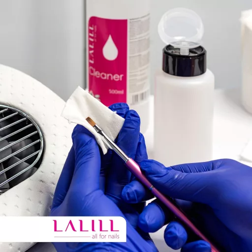 Set Degresant Unghii LALILL 1000ml - Lichid de Curățare Unghii Artificiale cu 1000 Bucăți Dischete Celulozice, pentru Gel Lac și Unghii Hibrid