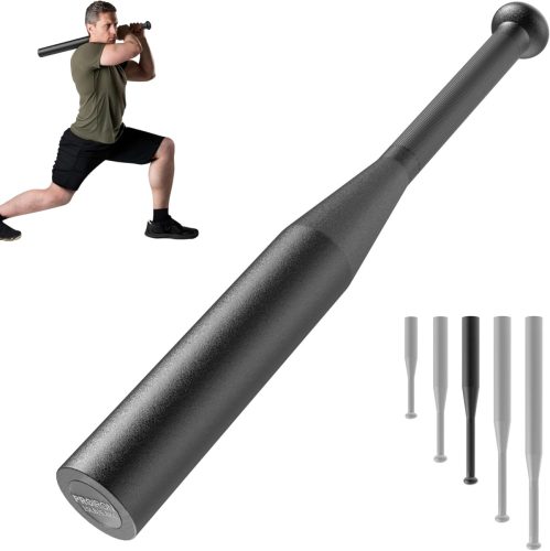 PROIRON Ciomag Indian de Antrenament - Pentru Antrenament Complet al Corpului, Greutate din Oțel Între 5-26 Lbs, Design cu Bază Plată, Set de 2 bucăți