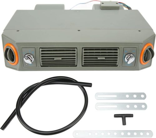 Evaporator auto 12V BootyBay pentru aer condiționat - Control al temperaturii cu 3 viteze, pentru rulote, vehicule, sistem profesional de răcire