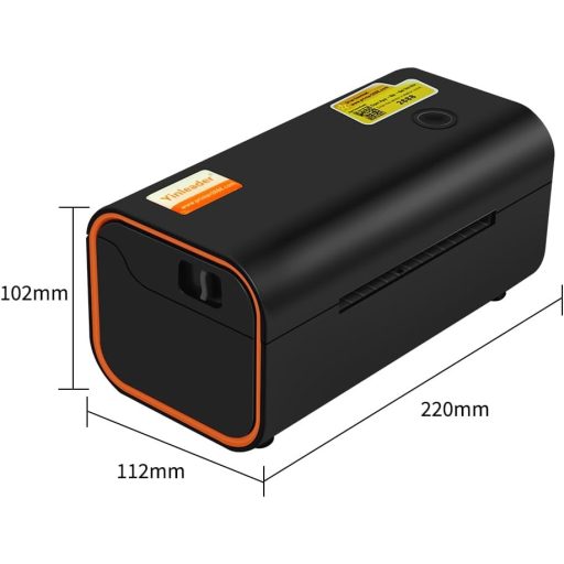Imprimantă termică de etichete Yinleader 4x6 Bluetooth, compatibilă cu DHL, Amazon, FedEx și UPS
