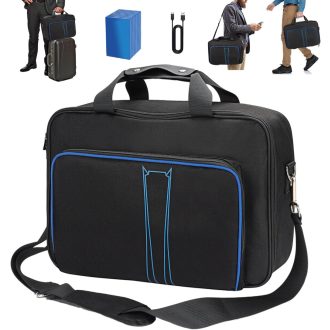   Vodotesná taška na konzolu a ovládač HUIJUTCHEN PS5, modrá