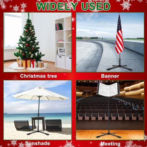 SYITCUN Fém Karácsonyfa Állvány Összecsukható 60-280 cm Univerzális Tartó 50 kg