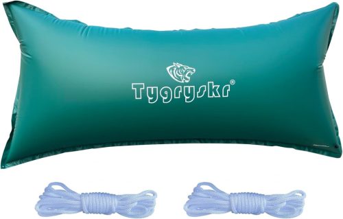 Tygryskr Medence Légpárna Téliesítéshez (2x4m) - Fagyálló Medencetakaró Védőpárna, Tartós és Erős, Hidegálló Légpárna Téli Medencevédelemhez