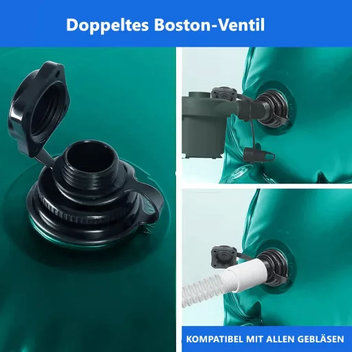 Tygryskr Medence Légpárna Téliesítéshez (2x4m) - Fagyálló Medencetakaró Védőpárna, Tartós és Erős, Hidegálló Légpárna Téli Medencevédelemhez