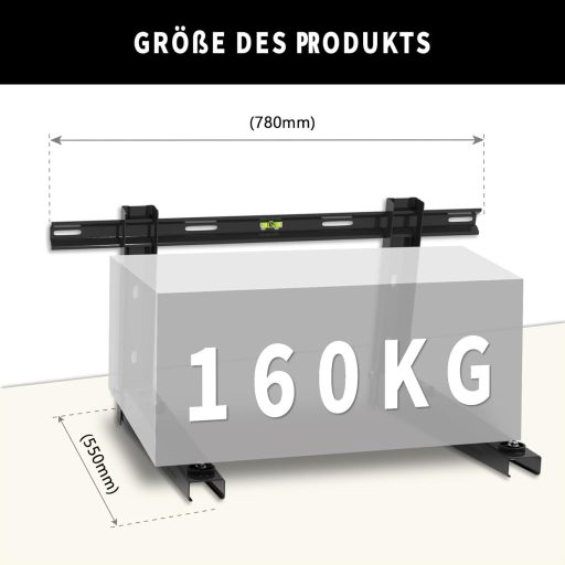 Univerzálna nástenná konzola pre vonkajšiu klimatizačnú jednotku Cherbowing, 550 mm, 9000-36000 BTU