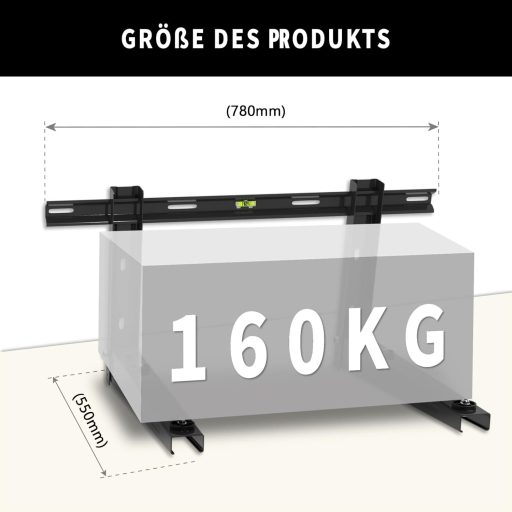 Cherbowing univerzális klíma kültéri egység tartó fali konzol 550mm 9000-36000 BTU