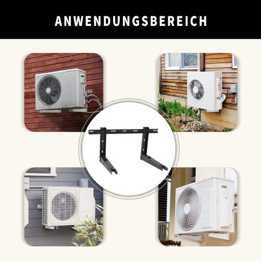 Cherbowing univerzális klíma kültéri egység tartó fali konzol 550mm 9000-36000 BTU