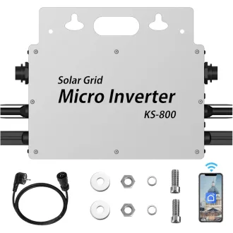  E-POLAR Erkély Napelemes Rendszer 800W - Vízálló IP65 Inverter WLAN Alkalmazással Balkony Power Station