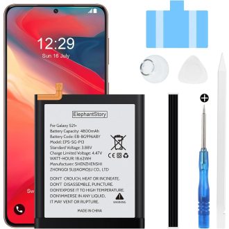   Batéria ElephantStory 4800mAh pre Samsung Galaxy S21+ Plus (SM-G996) - EB-BG996ABY Lítium-polymérová náhradná batéria so sadou na opravu