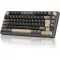 RK ROYAL KLUDGE M75 75% TKL Mechanikus Gamer Billentyűzet, RGB Háttérvilágítás, OLED Kijelző, Hot-Swap Brown Switch, Vezeték Nélküli/Bluetoo