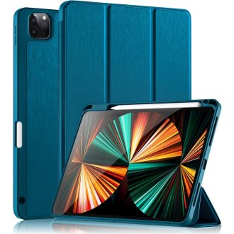   Vobafe maska za iPad Pro 11" 2022/2021/2020/2018, TPU stražnja strana, s držačem za olovku, plava