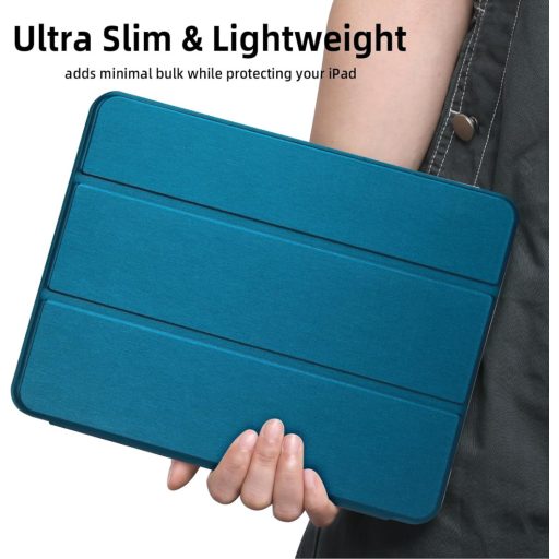 Vobafe iPad Pro 11" tok 2022/2021/2020/2018 TPU hátlap ceruza tartóval kék