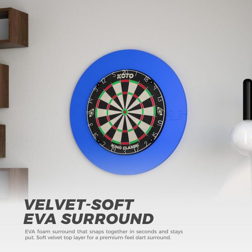 KOTO 4 darabos dartboard szegély, EVA dart falvédelem, ütésálló