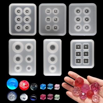   EPODA silikonski kalup za izradu nakita, kalup za izradu perli i narukvica s rupom