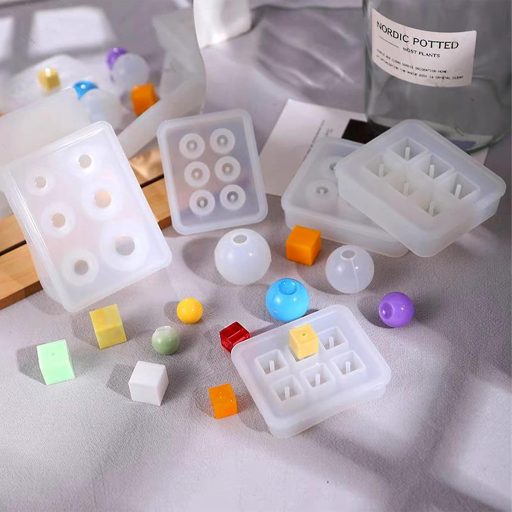 EPODA silikonski kalup za izradu nakita, kalup za izradu perli i narukvica s rupom