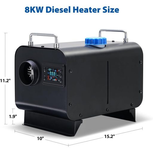 Redriver 8 kW Dizelska Grijalica 12V/24V LCD s Daljinskim Upravljačem za Auto Kamper Kamion Brod