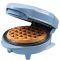 Bestron Mini Gofrisütő Klasszikus Gofrihoz, Antilengő Bevonattal, Retro Kék Design, 550W