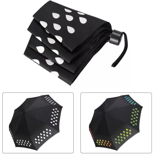 Vicloon összecsukható esernyő UV védelemmel, szélálló és vízálló utazáshoz