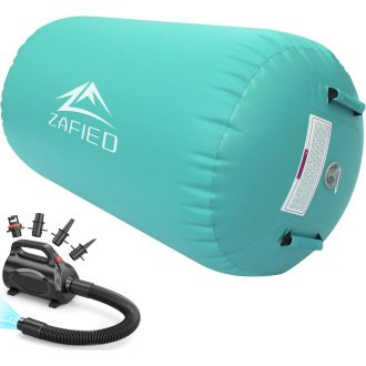   LUBAKED Felfújható Tornagymnasztikai Henger Levegős Roller Jóga Edzőmatrac Pumpával