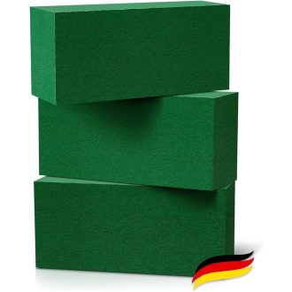   Floraly 3x Virághabszivacsok Prémium Virághabok Németországi Gyártás 22x11x8cm Virágdekoráció