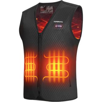   Vestă încălzită KEMIMOTO pentru bărbați, 6 zone de încălzire, USB, electrică, pentru schi și pescuit